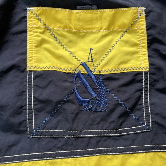 Nautica Yellow/Blue Colour Block NUS83 Shorts - Picture 4 of 9